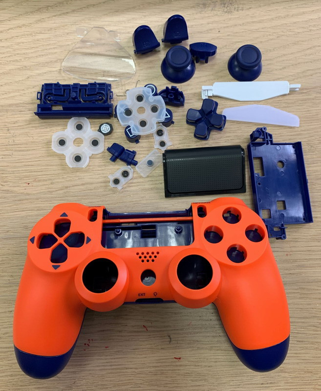 Fabricat în China Carcasă de înlocuire pentru Ps4 Slim 4.0 Jdm-040 Wireless Game Pad Joystick Controller Touch cu lumină