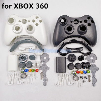 За XBOX 360 Безжичен контролер Пълен калъф Gamepad Shell Cover с бутони Аналогов стик Броня за XBox 360 Игра Направи си сам аксесоар