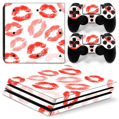 PS4 Pro apvalka uzlīme Sony PlayStation 4 Pro konsolei un 2 kontrollera apvalkiem