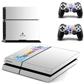 Игра Final Fantasy X XII XV XIII PS4 Skin Sticker Decal за Sony PlayStation 4 конзола и 2 контролера PS4 Skins Стикер Винил