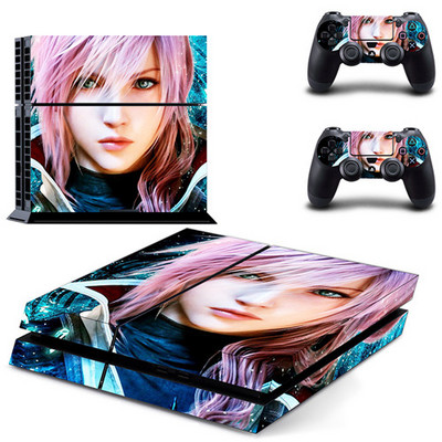 Játék Final Fantasy X XII XV XIII PS4 Skin matrica matrica Sony PlayStation 4 konzolhoz és 2 kontrollerhez PS4 Skins matrica vinyl