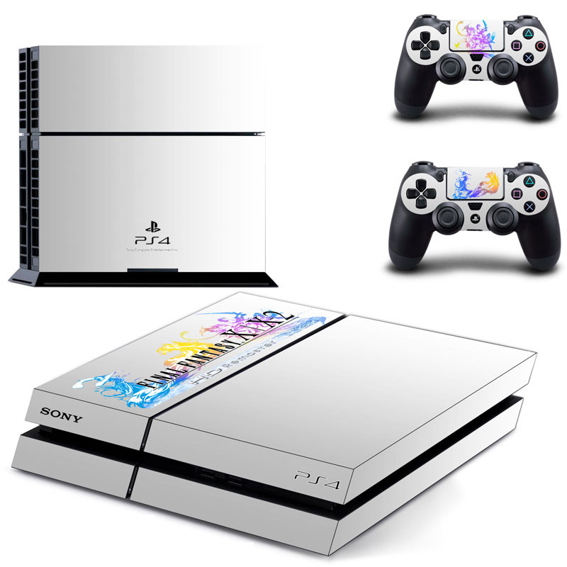 Játék Final Fantasy X XII XV XIII PS4 Skin matrica matrica Sony PlayStation 4 konzolhoz és 2 kontrollerhez PS4 Skins matrica vinyl