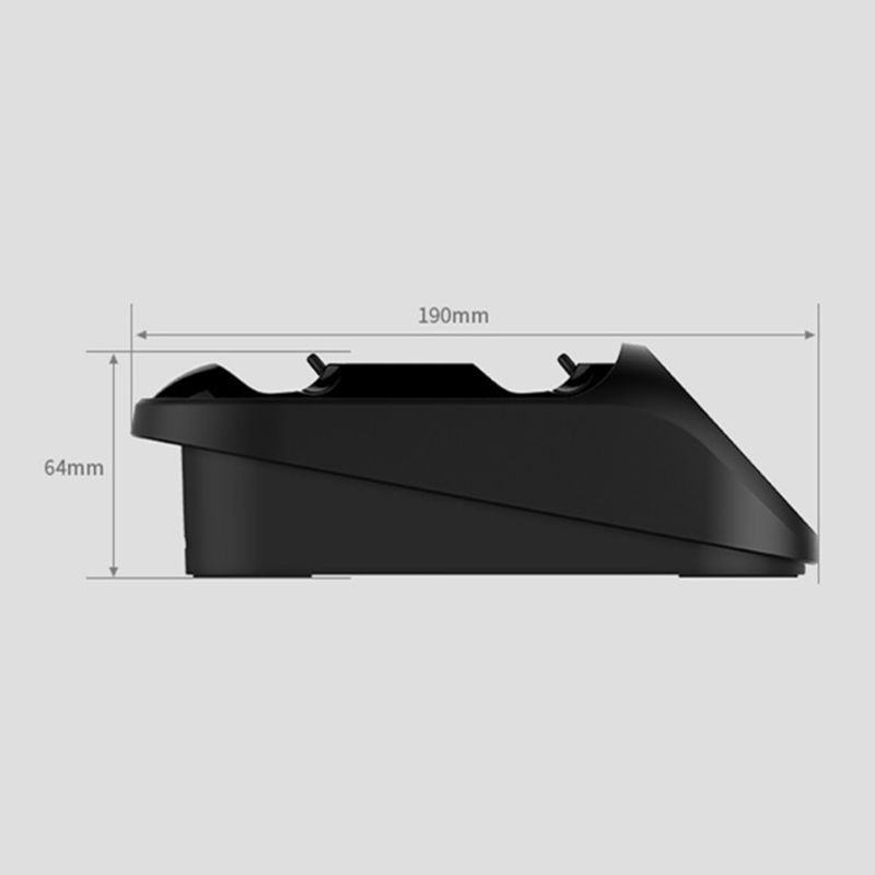 Suport pentru stație de andocare încărcător dublu USB cu lumină LED pentru accesorii pentru mâner pentru controler / Slim / Pro