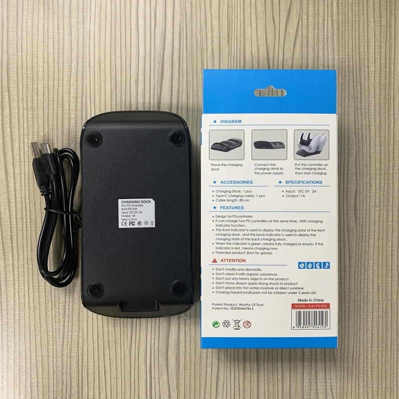 Nabíjacia stanica USB, dokovací stojan, držiak pre ovládač, nabíjacia kolíska pre gamepad