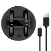 Töltő illeszkedik a kapcsolókonzolhoz és a Pro vezérlőhöz, több töltőporttal az egyidejű töltéshez