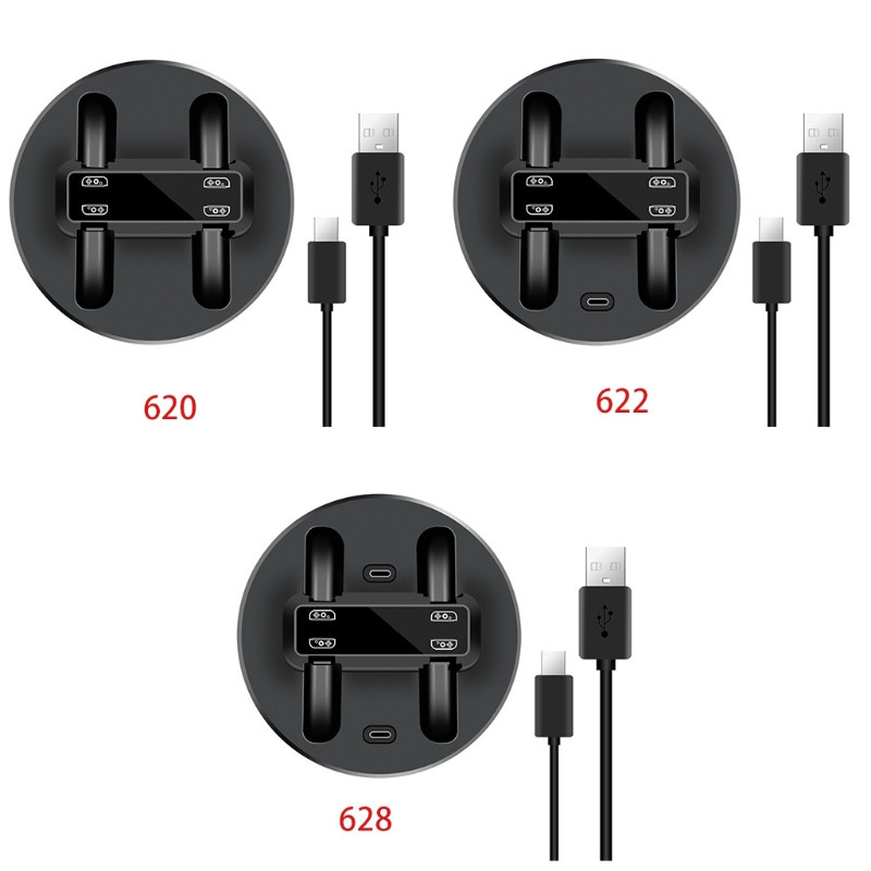 Töltő illeszkedik a kapcsolókonzolhoz és a Pro vezérlőhöz, több töltőporttal az egyidejű töltéshez