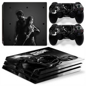 The Last of Us GAME PS4 PRO Skin matrica matrica PS4 pro konzolhoz és 2 kontrollerhez PS4 pro skin vinyl