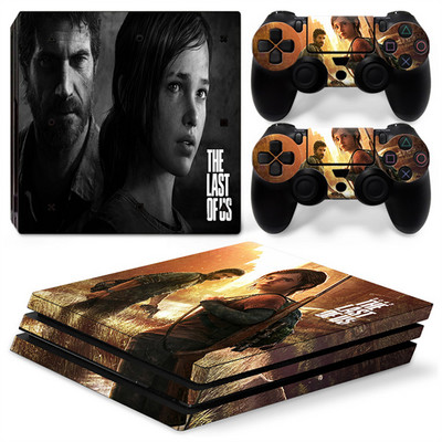The Last of Us GAME PS4 PRO Skin matrica matrica PS4 pro konzolhoz és 2 kontrollerhez PS4 pro skin vinyl