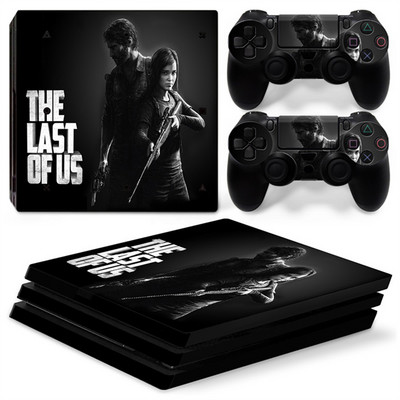 The Last of Us GAME PS4 PRO Skin matrica matrica PS4 pro konzolhoz és 2 kontrollerhez PS4 pro skin vinyl