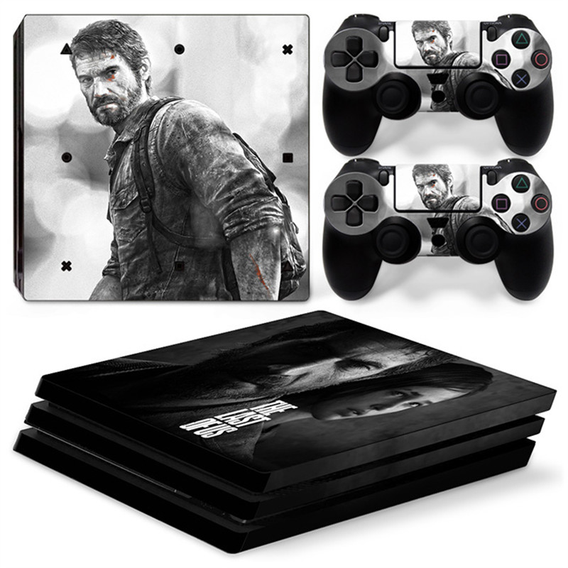 The Last of Us GAME PS4 PRO Skin matrica matrica PS4 pro konzolhoz és 2 kontrollerhez PS4 pro skin vinyl