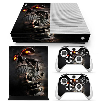 Dizajn lubanje Visokokvalitetna naljepnica kože za XBOX ONE S podlogu i kontrolere Naljepnica igre