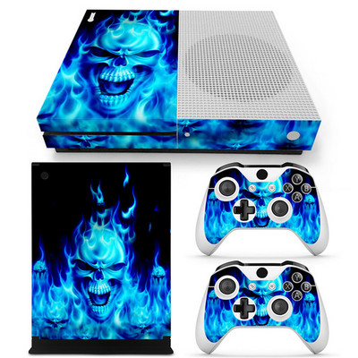 Dizajn lubanje Visokokvalitetna naljepnica kože za XBOX ONE S podlogu i kontrolere Naljepnica igre
