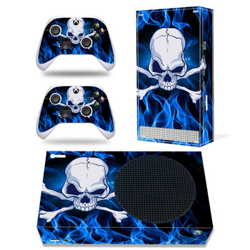 GAMEGENIXX Skin Sticker Skull Vinyl Decal Cover Full Set για κονσόλα Xbox Series S και 2 χειριστήρια