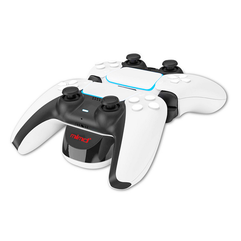 Nouă bază practică de andocare pentru gamepad fără fir dual pentru controler PS5, adaptor de încărcare pentru joystick, accesorii pentru suport