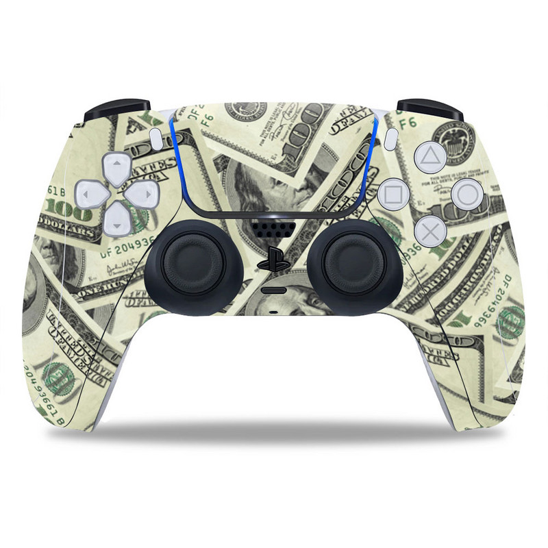 Uzlīme PlayStation 5 PS5 kontrolieriem Aksesuāri Aizsargs Āda Spēles uzlīmes Atbalsta zīmēšanas pielāgošanu