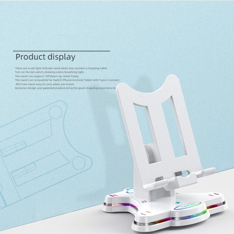 Nešiojama C tipo doko stoties įkroviklio bazė, skirta jungikliui / jungikliui OLED / jungikliui