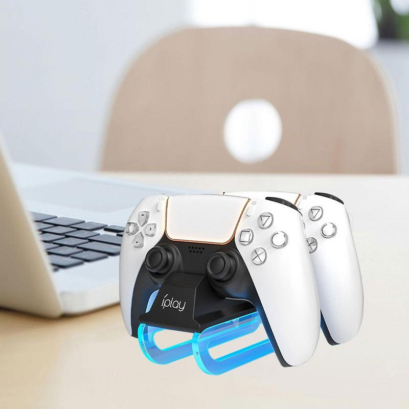 Dvostruki brzi punjač za bežični kontroler Type-C postolje za punjenje Dock Station za Sony PS 5 Elite Joystick Gamepad Dodaci