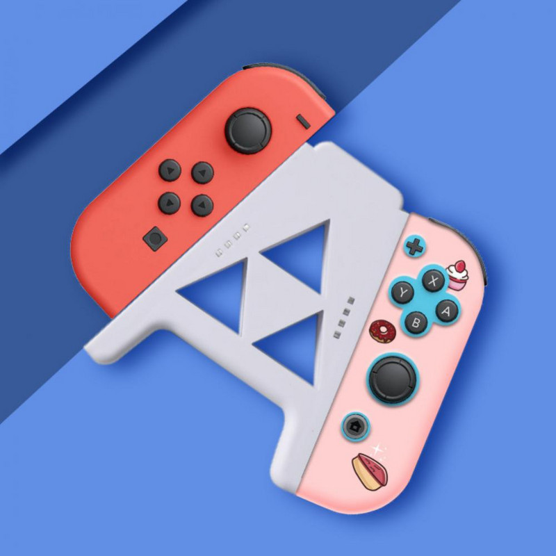 Kapcsoló fogantyúhoz töltő fogantyú konzol Kapcsoló OLED fogantyú tartó Joycon bal és jobb vezérlő támogatja a töltőállványokat