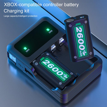 Πρακτικό βολικό 5V 1,8A ασύρματο Dual Batteries Gamepad Charger Gamepad Dock φόρτισης παιχνίδι Φορτιστής χειρολαβής