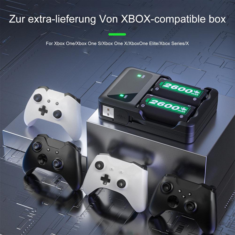 Univerzálna nabíjacia stanica Gamepad s USB káblom Vysokoúčinná nabíjacia stanica Gamepad Bezdrôtová duálna batéria