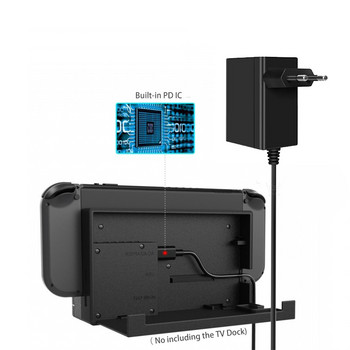 DATA FROG ΕΕ/ΗΠΑ Φορτιστής προσαρμογέα βύσματος για διακόπτη OLED φορτιστής ταξιδίου Συμβατός-Κονσόλα Nintendo Switch Φόρτιση USB Τύπου C Τροφοδοσία