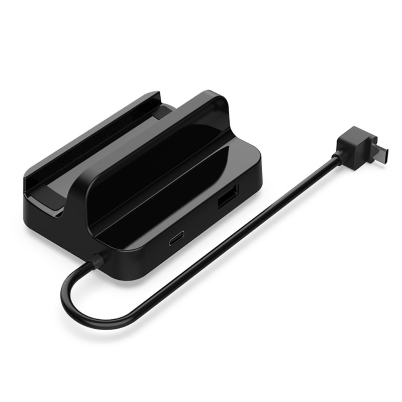 Stație de andocare 3 Port USB 2.0 Suport de încărcare Adaptor multiport pentru Steam Deck 45BA