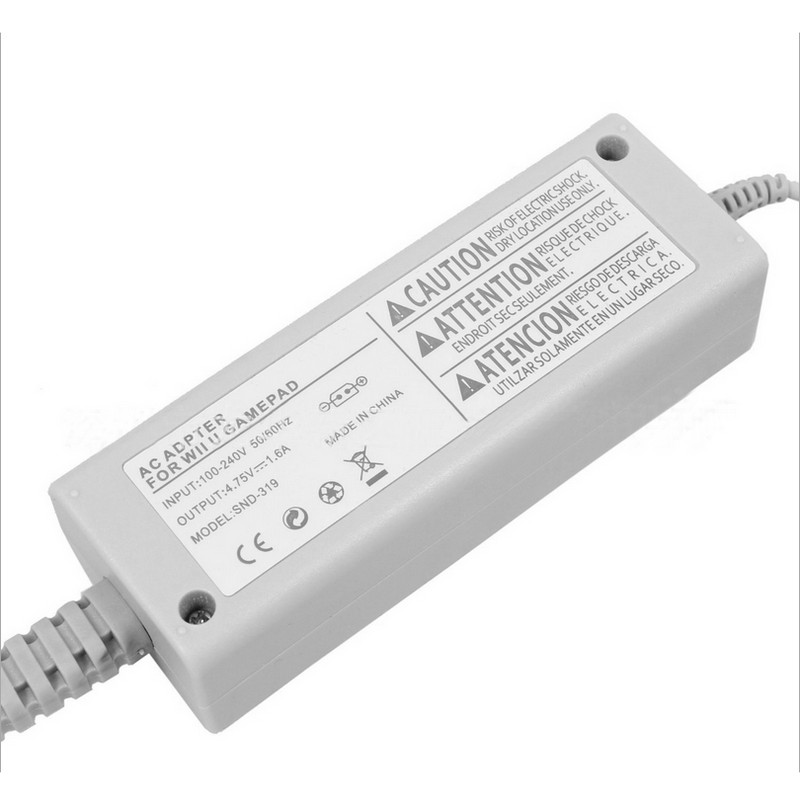 US/EU utikač 100-240 V kućno zidno napajanje AC adapter punjača za NintendoWiiU W ii U Gamepad kontroler joypad adapter punjača