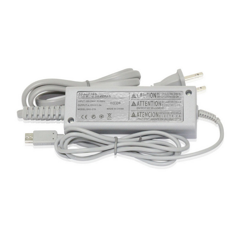US/EU utikač 100-240 V kućno zidno napajanje AC adapter punjača za NintendoWiiU W ii U Gamepad kontroler joypad adapter punjača