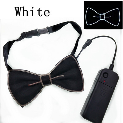 Cravată Papion Bărbați Luminoasă Luminoasă Intermitent pentru petrecerea de dans Decorarea petrecerii de seară de Crăciun