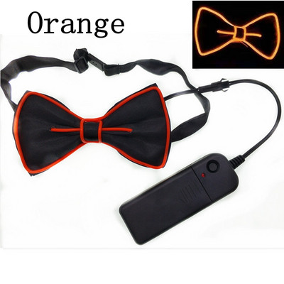 Cravată Papion Bărbați Luminoasă Luminoasă Intermitent pentru petrecerea de dans Decorarea petrecerii de seară de Crăciun