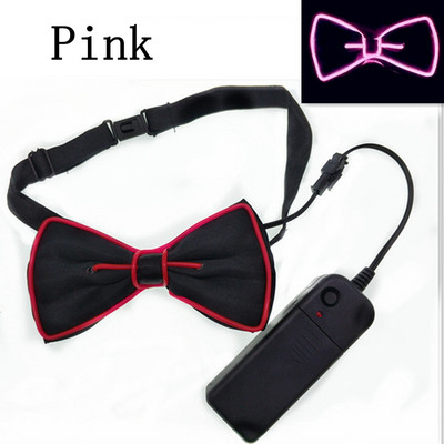 Cravată Papion Bărbați Luminoasă Luminoasă Intermitent pentru petrecerea de dans Decorarea petrecerii de seară de Crăciun