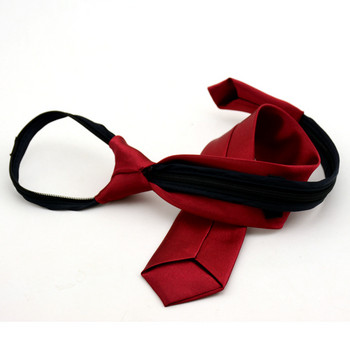 Модна училищна детска вратовръзка Плътен цвят Лесна за носене за момичета Момчета Дете Предварително вързана цветна регулируема тесна вратовръзка подарък
