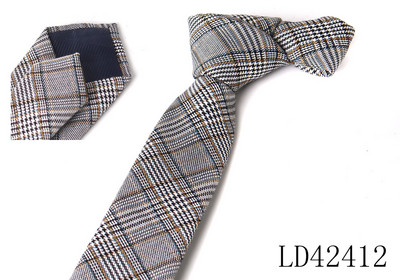 Modne pamučne kravate za muškarce Žene Ležerna karirana kravata za dječake Djevojčice Odijela Kravata Tanka kravata za vjenčanje Gravatas