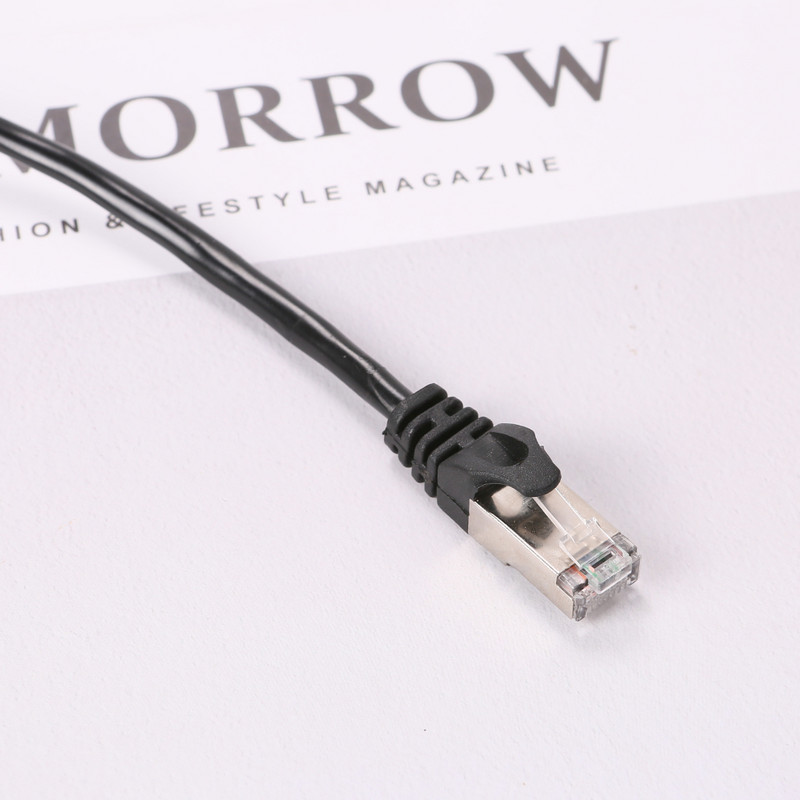 RJ45 skirstytuvo adapteris nuo 1 iki 4 prievadų kištukinis ir moteriškas ilgintuvas Ethernet kabelio ilgintuvas Lan Ethernet tinklo Rj45 kabelio prievadas