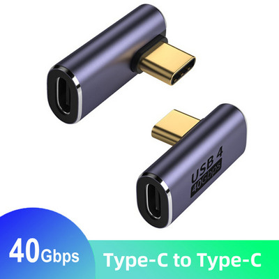 Type-C USB4.0 40Gbps kabeļa adapteris 8K@60Hz datu 100W USB C uz USB C Saderīgs ar ātru uzlādi Thunderbolt4/3 Macbook tālrunim