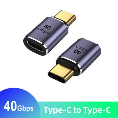 Type-C USB4.0 40Gbps kabeļa adapteris 8K@60Hz datu 100W USB C uz USB C Saderīgs ar ātru uzlādi Thunderbolt4/3 Macbook tālrunim