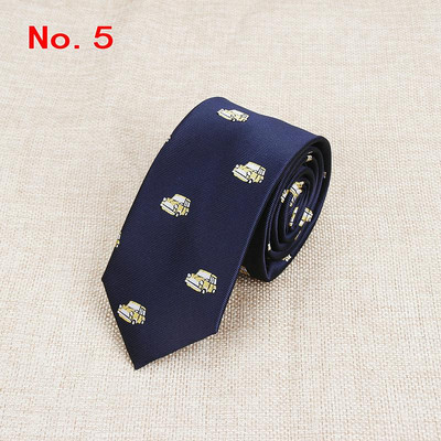 Kravata sa životinjama novog dizajna za muškarce Poliesterska tkana kravata Bicikl Auto Majmun Pas Balon Jacquard modne kravate za vjenčanje Gravata kravate