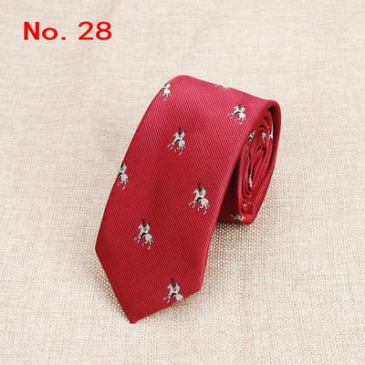 Kravata sa životinjama novog dizajna za muškarce Poliesterska tkana kravata Bicikl Auto Majmun Pas Balon Jacquard modne kravate za vjenčanje Gravata kravate