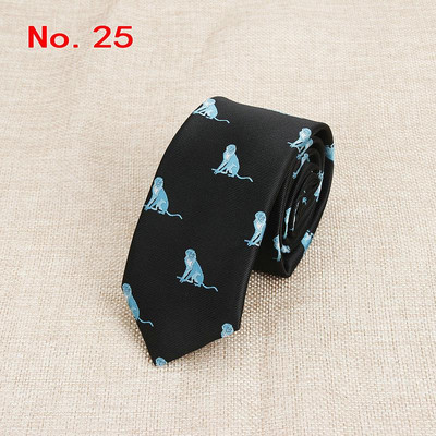 Kravata sa životinjama novog dizajna za muškarce Poliesterska tkana kravata Bicikl Auto Majmun Pas Balon Jacquard modne kravate za vjenčanje Gravata kravate