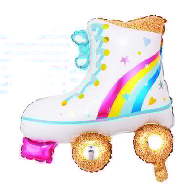 Dekorácie na párty s motívom 80. a 90. rokov, dúhové balóny na kolieskové korčule, 4D disko balóny, explodujúce hviezdy, fóliové balóny, retro téma, narodeninová dekorácia