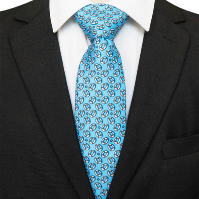 EASTEPIC klasszikus férfi nyakkendők Divatos mintás nyakkendők geometrikus mintával Kék nyakkendők férfiaknak Esküvői Kiegészítő Születésnapi Ajándék