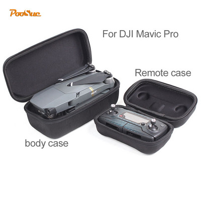 Carcasa DJI Mavic Transmițător portabil Controler Cutie de depozitare + Carcasă pentru corpul dronei Husă de protecție pentru drona DJI Mavic Pro