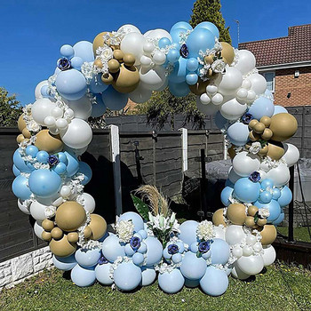 Кръгла арка от балон Пластмасов DIY венец Рамка Държач Стойка за балон Кръг Основа Baby Shower Детско парти за рожден ден Сватбена украса