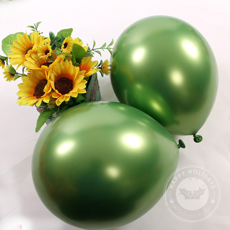 Balon pentru ziua de nastere de 5/10/12 inch Baloane din latex metalic premium auriu, argintiu, fructe, glob verde, decorare pentru nunta, jucarii pentru copii