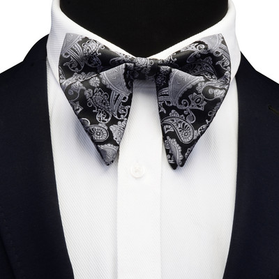 Ricnais modes zīda Pasley ziedu liela tauriņa dzeltena sarkana žakarda tauriņš vīriešiem Biznesa kāzu ballīšu kaklasaites Gigt aksesuāri