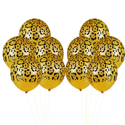 Set de baloane cu model maimuță/tigru/elefant/girafă din carton pentru copii, junglă sălbatică, safari, accesorii de decorare pentru petrecerea de naștere