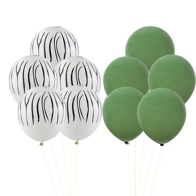 Set de baloane cu model maimuță/tigru/elefant/girafă din carton pentru copii, junglă sălbatică, safari, accesorii de decorare pentru petrecerea de naștere