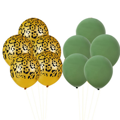 Set de baloane cu model maimuță/tigru/elefant/girafă din carton pentru copii, junglă sălbatică, safari, accesorii de decorare pentru petrecerea de naștere