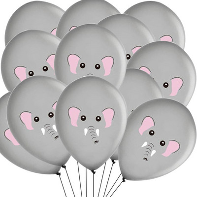 Set de baloane cu model maimuță/tigru/elefant/girafă din carton pentru copii, junglă sălbatică, safari, accesorii de decorare pentru petrecerea de naștere