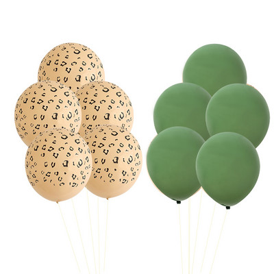 Set de baloane cu model maimuță/tigru/elefant/girafă din carton pentru copii, junglă sălbatică, safari, accesorii de decorare pentru petrecerea de naștere